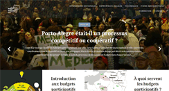 Desktop Screenshot of budgetparticipatif.info